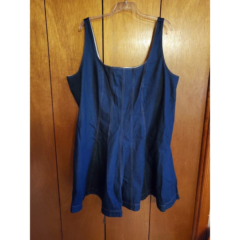 Women's Denim Seamed Mini Dress Kate Spade New York x Target Dark Blue 28 NEW